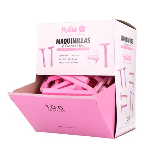 Maquinillas de rasurar desechables (caja 100 uds.)