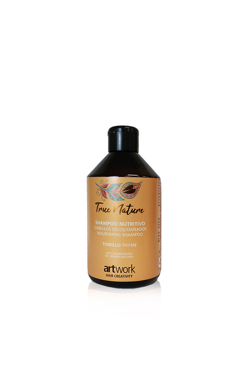 Shampoo nutritivo cabellos secos dañados True Nature